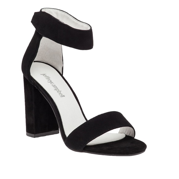 Jeffrey Campbell Lindsay Black Suede Heels – Size 7 (EUC) - Picture 2 of 13